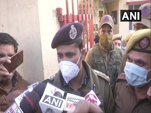 Jammu SSP Shridhar Patil speaking to media on Saturday. (Photo/ANI)