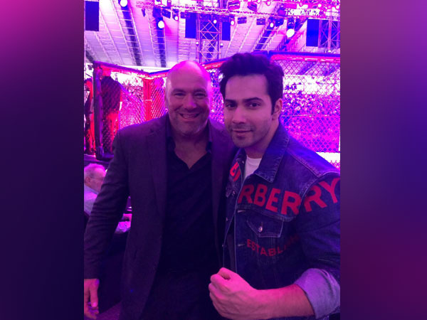 Varun Dhawan and Dana White Varun Dhawan and Dana White