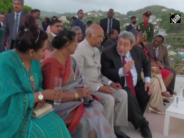 President Kovind gifts 8 cricket kits to local cricket association during his visit to SVG