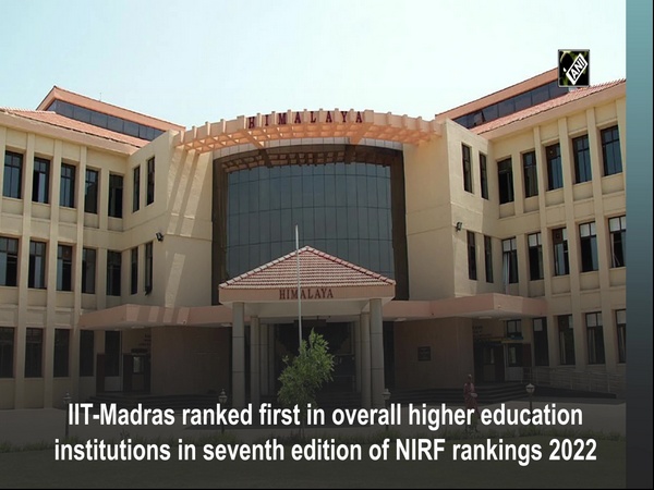 Indian Institute of Technology-Madras ranks tops in NIRF India Rankings 2022