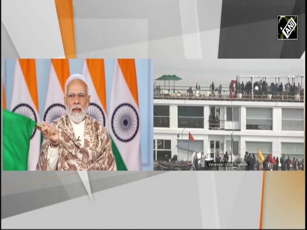 “India can't be defined in words…,” says PM Modi after flagging off Ganga Vilas Cruise