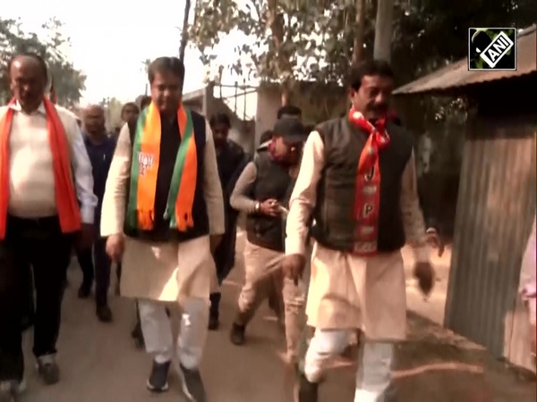 Tripura Polls: CM Manik Saha holds door-to-door campaign