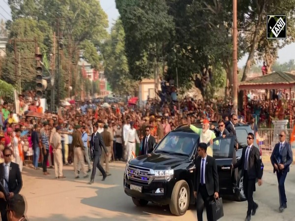 Huge crowds welcome PM in Radhakishorepur Tripura