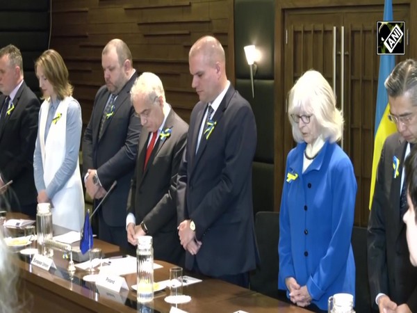 One year of Russia-Ukraine War, EU Ambassador, Heads of Missions observe a minute’s silence