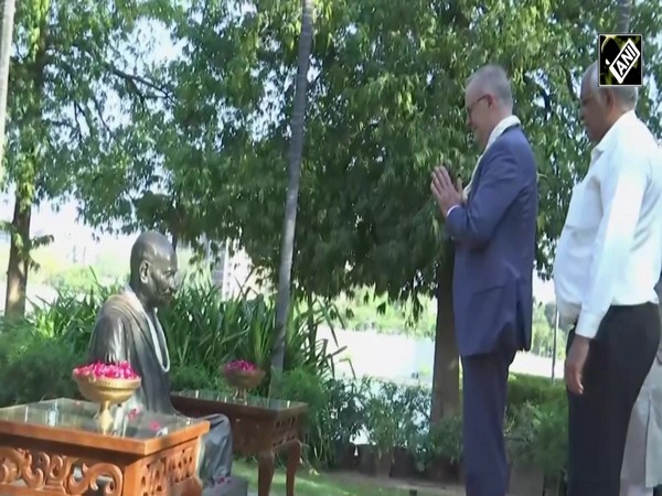 Australian PM Anthony Albanese along with Gujarat CM Bhupendra Patel visit Sabarmati Ashram