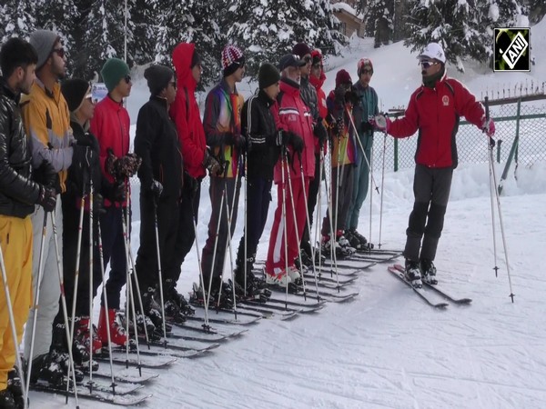 Basic, intermediate Skiing courses being imparted to girl students in Gulmarg