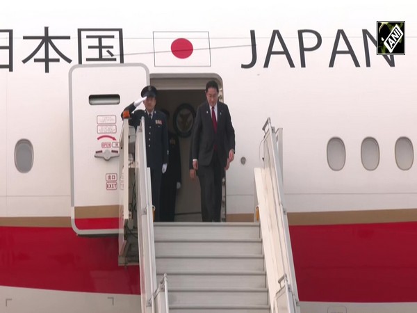 Japanese PM Fumio Kishida arrives in India on a two-day visit