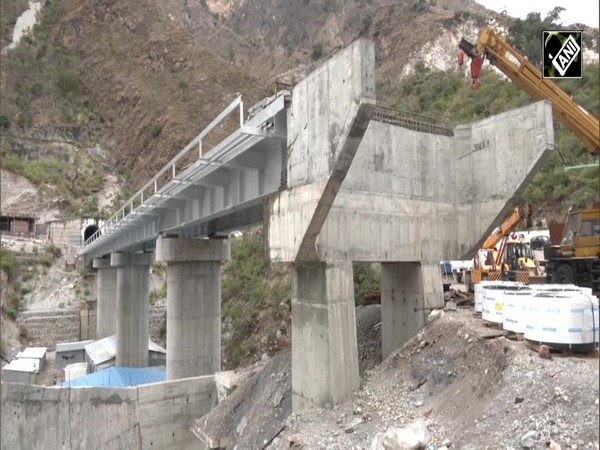 J&K: Indian Railway's first 'cable-stayed' bridge Anji Khad’s construction work underway in Reasi