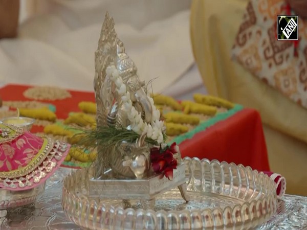 Mumbai: Nita Ambani performs ‘Puja’ on Rama Navami at NMACC launch