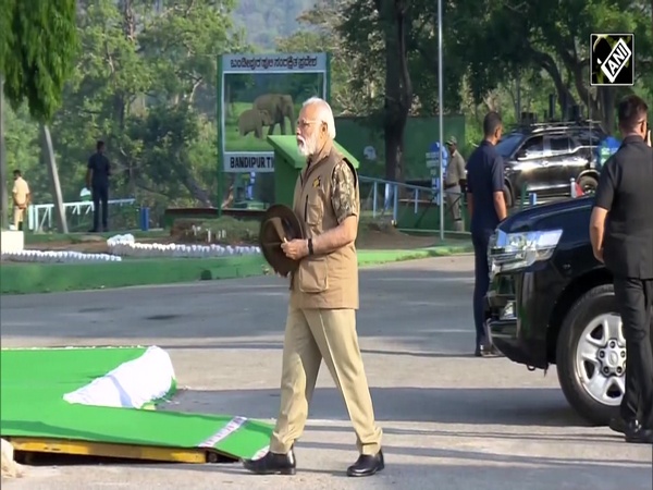 Karnataka: PM Modi arrives at Bandipur Tiger Reserve to launch the International Big Cats Alliance