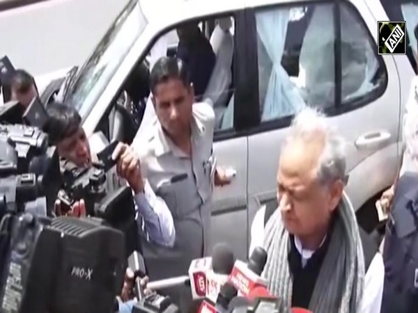 Rajasthan CM Gehlot attends Ambedkar Jayanti at Ambedkar Circle in Jaipur; targets BJP