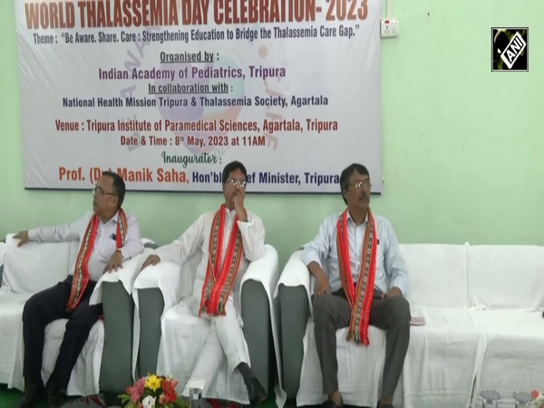 Tripura CM Manik Saha attends observation of World Thalassemia Day in Agartala
