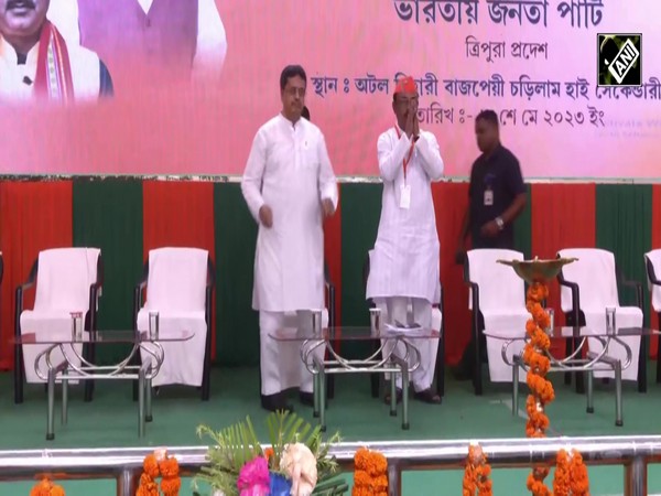 Tripura: CM Manik Saha attends ‘Karyakarini baithak’ organised at secondary school