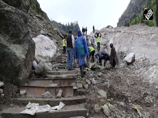Restoration work of holy Amarnath Yatra tracks in full swing in South Kashmir