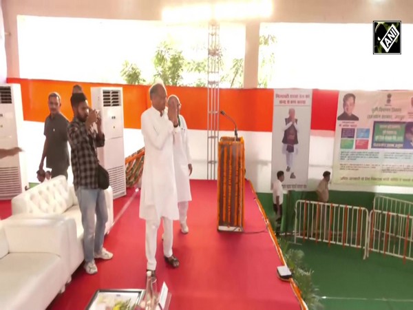 Rajasthan CM Ashok Gehlot lays foundation stone of Agricultural Products Trade Building in Jaipur