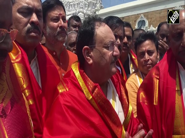 J. P. Nadda Tirupati में किए भगवान Venkateswara के दर्शन, किया धन्यवाद