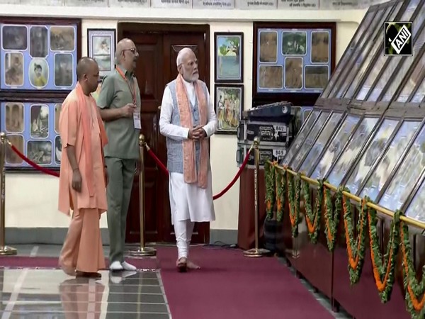 PM Modi arrives at Gita Press in Gorakhpur for Centenary celebrations, takes tour