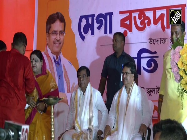 Tripura: Blood donation camp organized in Agartala to combat insufficiency of blood at blood banks