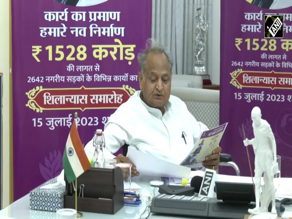 Rajasthan CM Ashok Gehlot lays foundation stones of road projects worth Rs 1,528 crore via video conferencing