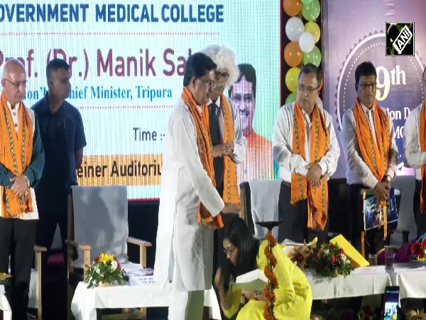 Tripura CM Manik Saha attends 19th Foundation Day celebration of AGMC