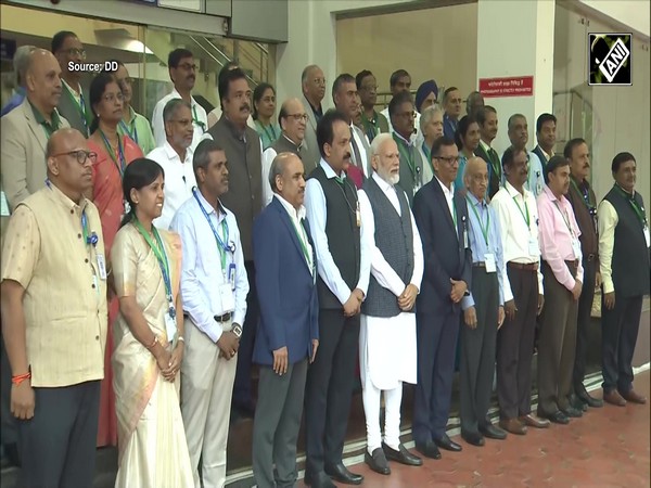 PM Modi hugs ISRO Chief S Somanath, meets scientists in Bengaluru involved in Chandrayaan-3 mission