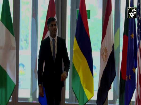 UK Prime Minister Rishi Sunak arrives at Bharat Mandapam for G20 Summit