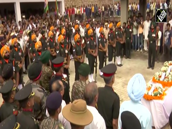 Sea of people pay last respects to Major Aashish Dhonchak in Haryana’s Panipat