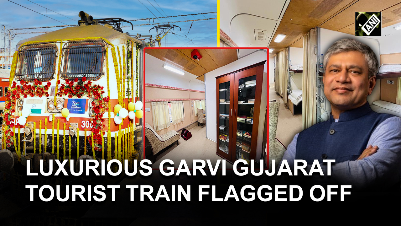 Railway Minister Ashwini Vaishnaw flags off Garvi Gujarat Tourist Train